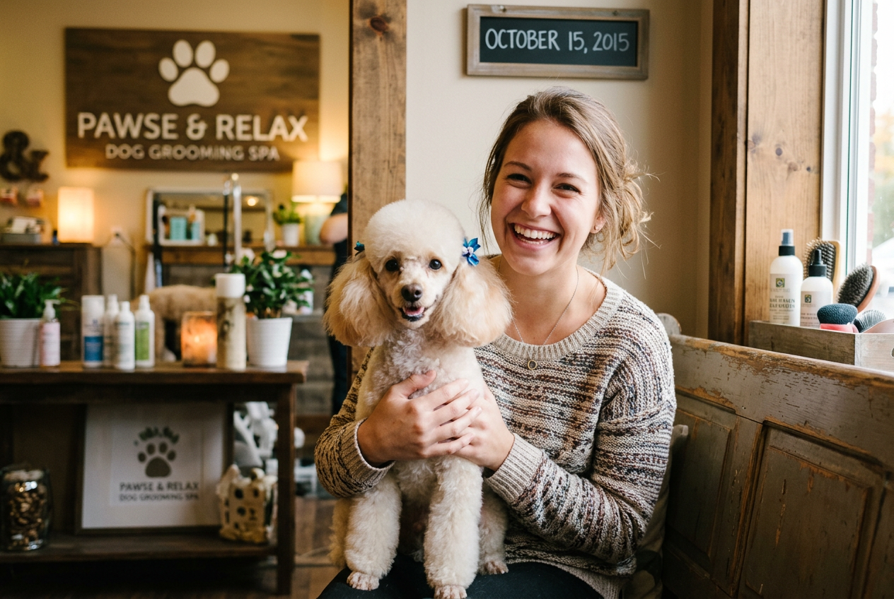 Candice Lorri Pup 1st Customer 10-15-15